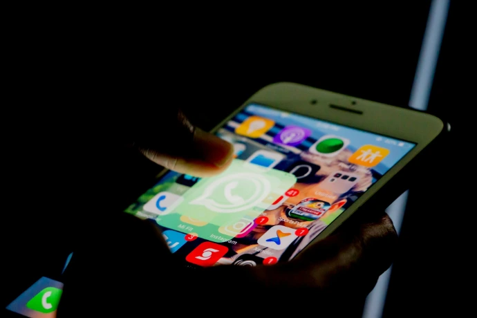 person holding iPhone